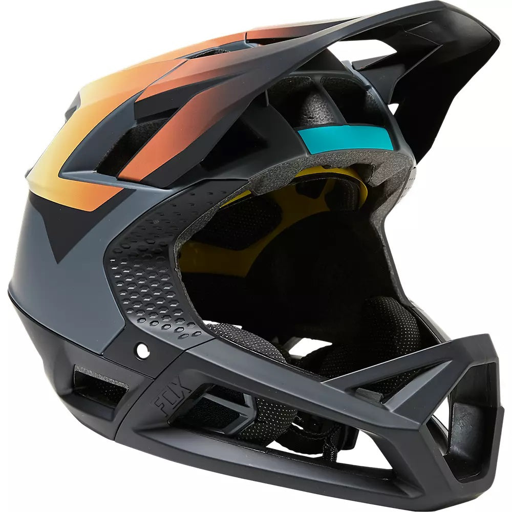 Fox Racing Proframe Full-Face Helmet - Black Graphic 2, Medium