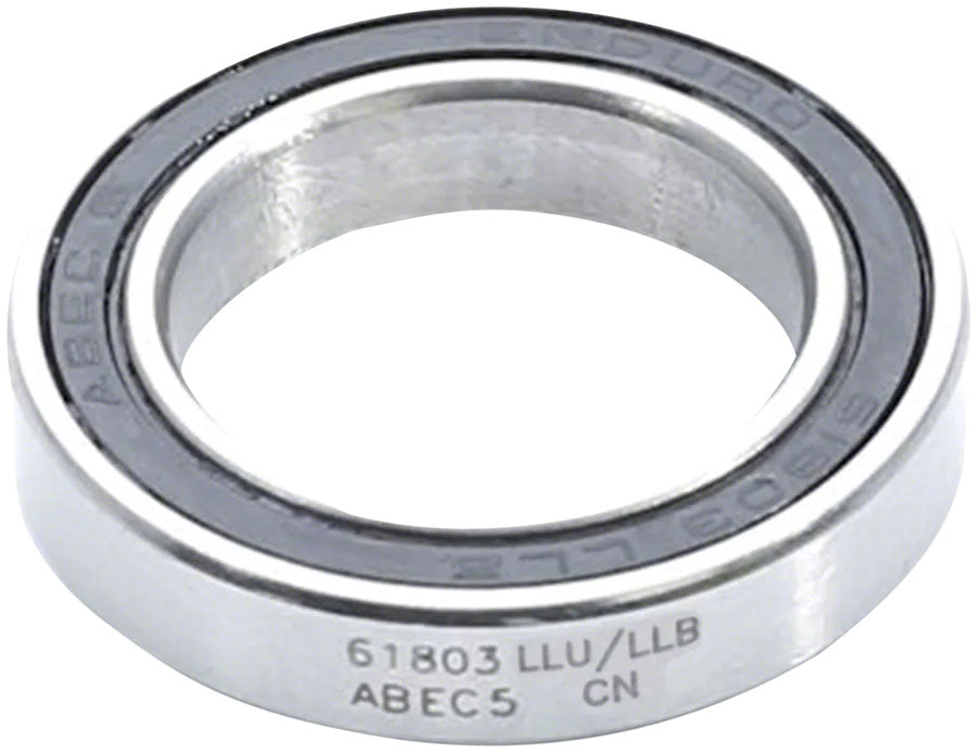 Enduro 61803 LLU/LLB Radial Bearing - ABEC-5, CN Clearance, 17mm x 26mm x 5mm