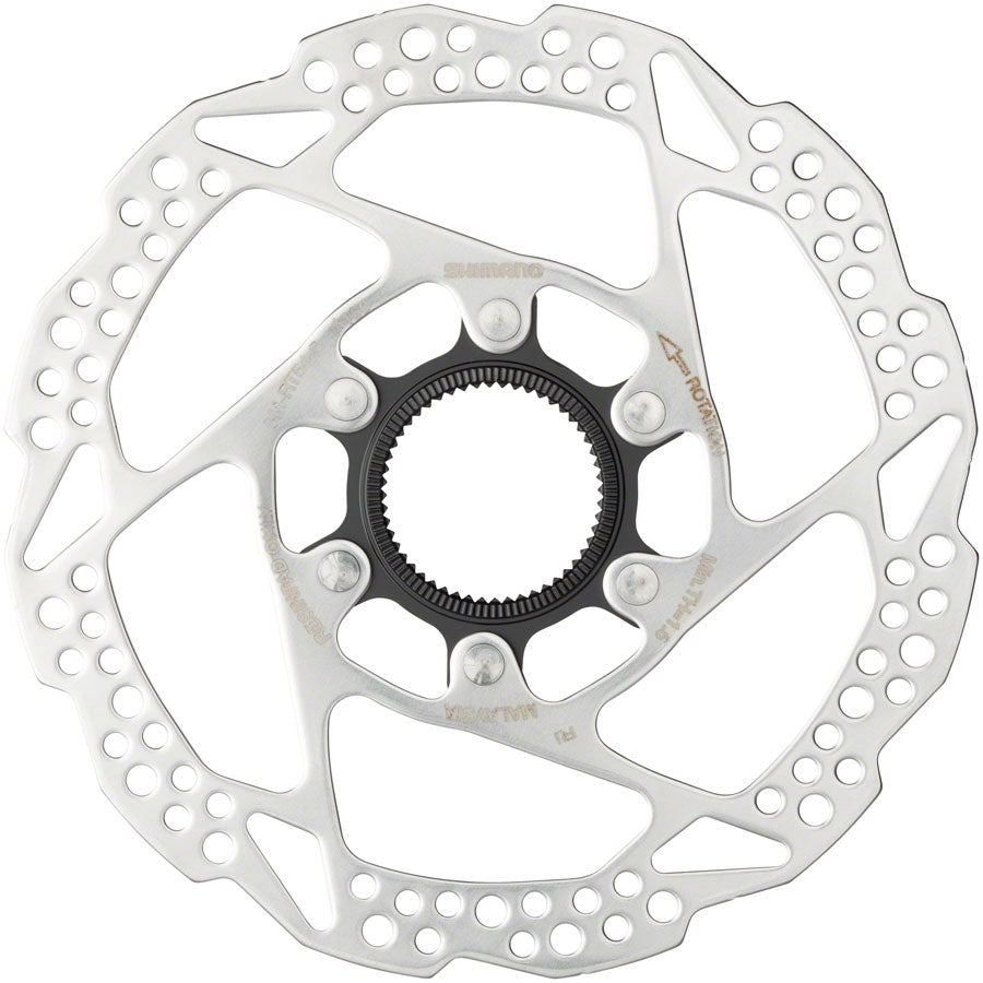 Shimano Deore SM-RT54-S Disc Brake Rotor - 160mm, Center Lock, For Resin Pads Only, Silver - Disc Rotor - Deore SM-RT54 Disc Rotor