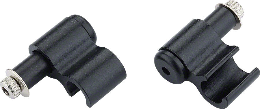 Jagwire Cable Grip, Black Alloy, 2 Pieces