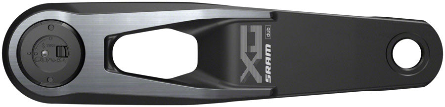 SRAM X0 Eagle T-Type AXS Wide Left Crank Arm with Power Meter Spindle - 175mm, 12-Speed, DUB Spindle Interface, Black,