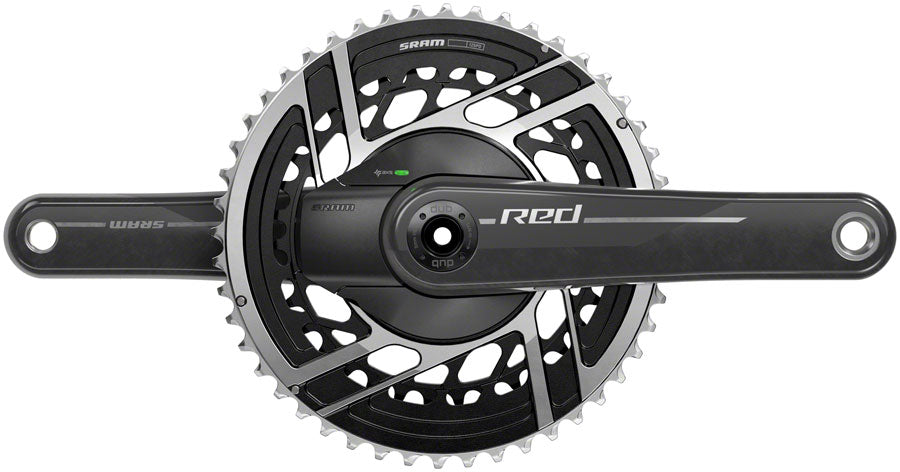 SRAM RED AXS Power Meter Crankset - 172.5mm, 2x 12-Speed, 50/37t, 8-Bolt Direct Mount, DUB Spindle Interface, Natural