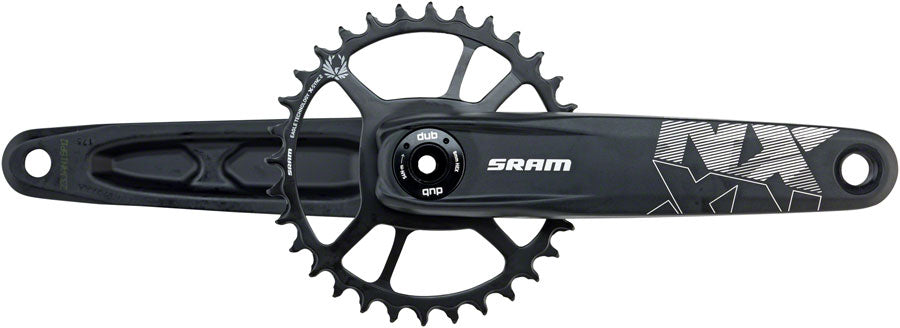 SRAM NX Eagle Boost Crankset - 175mm, 12-Speed, 32t, Direct Mount, DUB Spindle Interface, Black - Crankset - NX Eagle DUB Crankset