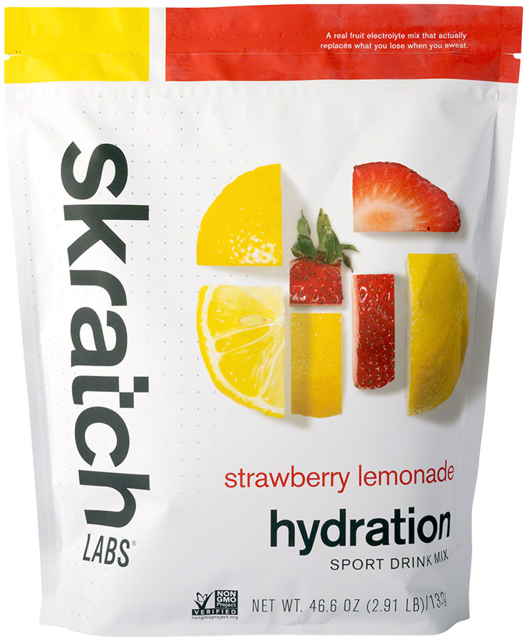 Skratch Labs Hydration Sport Drink Mix - Strawberry Lemonade, 60-Serving Resealable Pouch MPN: SDM-SL-1320G UPC: 858690007829 Sport Hydration Hydration Sport Drink Mix