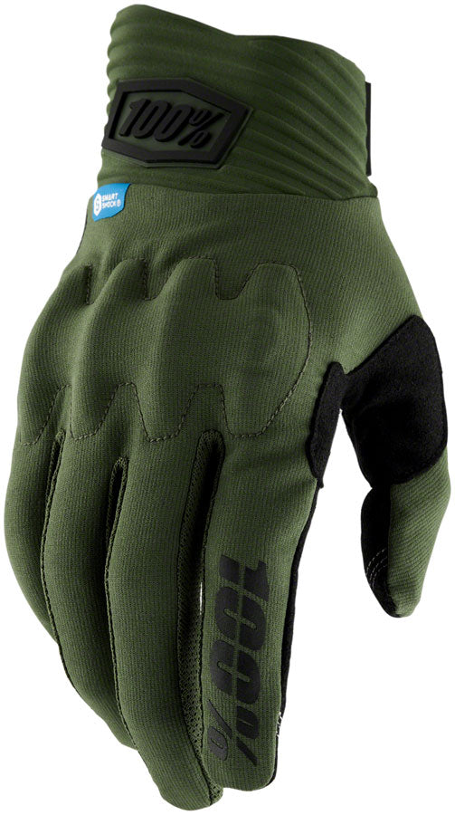 100% Cognito Smart Shock Gloves - Army, Full Finger, Men's, Medium MPN: 10014-00026 UPC: 196261014402 Gloves Cognito Smart Shock Gloves