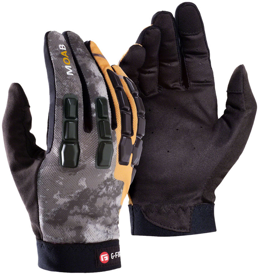 G-Form Moab Trail Gloves - Black/Orange, Full Finger, Large
