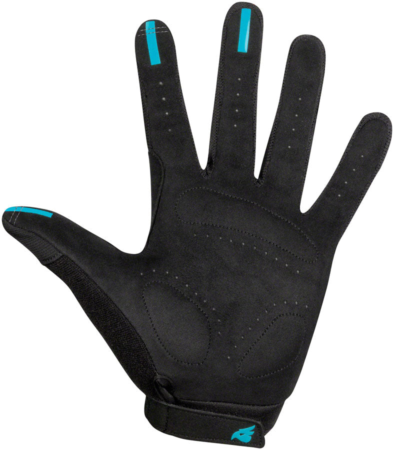 Bluegrass React Gloves - Blue, Full Finger, Large - Gloves - React Gloves