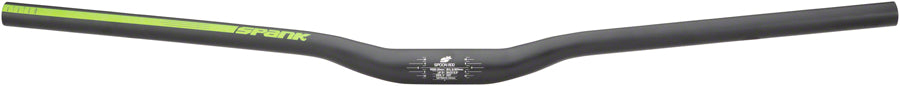 Spank Spoon 800 Handlebar - 31.8 x 800mm, 20mm Rise, Black/Green MPN: E03SN8020027SPK Flat/Riser Handlebar Spoon Handlebar