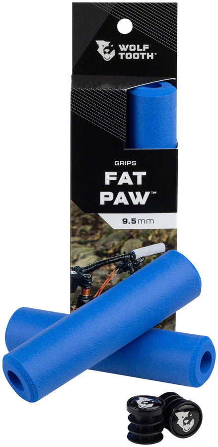 Wolf Tooth Fat Paw Grips - Blue MPN: FATPAWGRIP-BLU UPC: 812719027090 Grip Fat Paw Grips