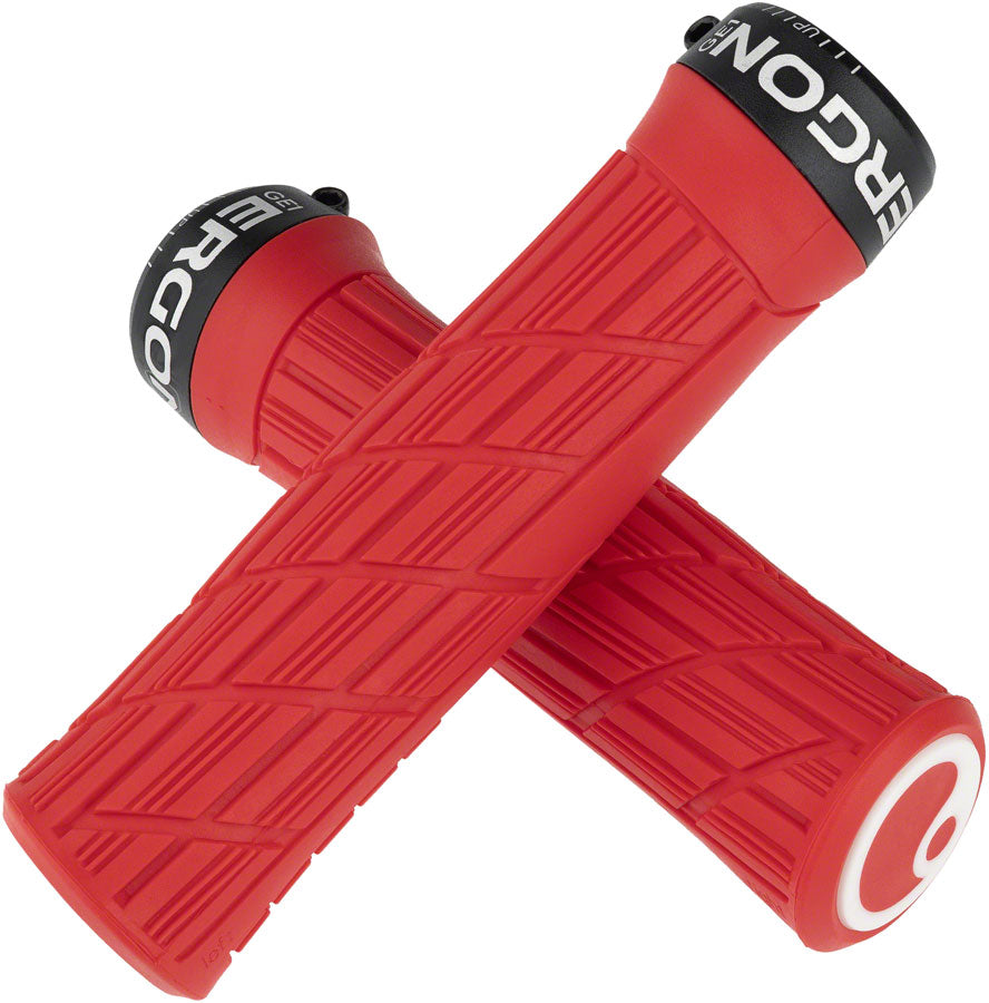 Ergon GE1 Evo Grips -Risky Red, Lock-On MPN: 42411150 Grip GE1 Evo Grips