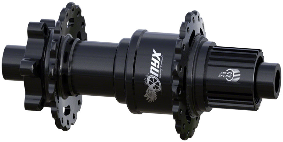 Onyx Vesper Rear Hub - 12 x 157mm, 6-Bolt, Black, 32H, Micro Spline