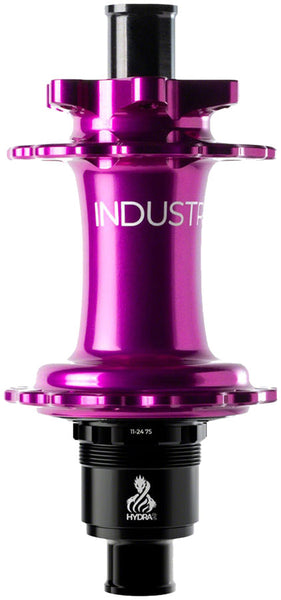 Industry Nine Hydra 2 Classic Rear Hub - 12 x 148mm 6-Bolt Micro Spline Orange 28H