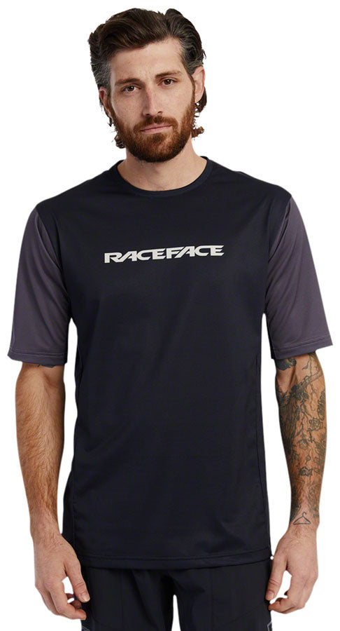 RaceFace Indy Jersey - Short Sleeve, Men's, Black, Large - Jersey - Indy Jersey