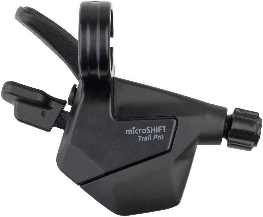 microSHIFT ADVENT X Trail Trigger Pro E-Bike Right Shifter - 1x10 Speed, Single Click, Thumb Pad, ADVENT X Compatible