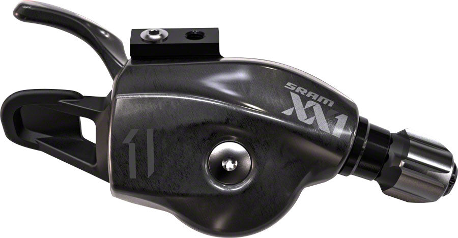 SRAM XX1 11-Speed Trigger Shifter Black Logo with Handlebar Clamp, Cable and Housing MPN: 00.7018.021.001 UPC: 710845764301 Shifter, Flat Bar-Right XX1