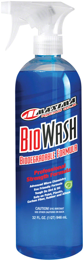 Maxima Racing Oils Bio Wash 32 fl oz Spray Bottle MPN: 80-85932 UPC: 851211001580 Degreaser / Cleaner Bio Wash