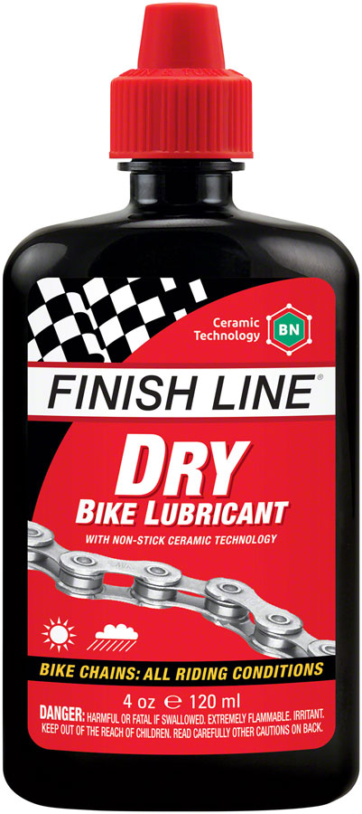 Finish Line Dry Lube with Ceramic Technology - 4oz, Drip MPN: DLC040101 UPC: 036121960688 Lubricant Dry Bike Chain Lube with Ceramic Technology