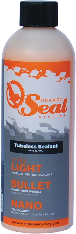 Orange Seal Tubeless Tire Sealant Refill - 8oz MPN: 60803 UPC: 810026608032 Tubeless Sealant Tubeless Tire Sealant