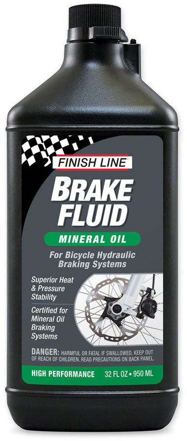 Finish Line Mineral Oil Brake Fluid - 32oz MPN: BM0320101 UPC: 036121960022 Disc Brake Fluid Mineral Oil Brake Fluid