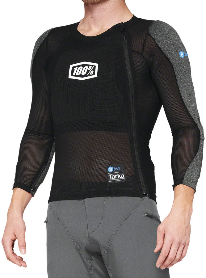 100% Tarka Long Sleeve Body Armor - Black, Medium