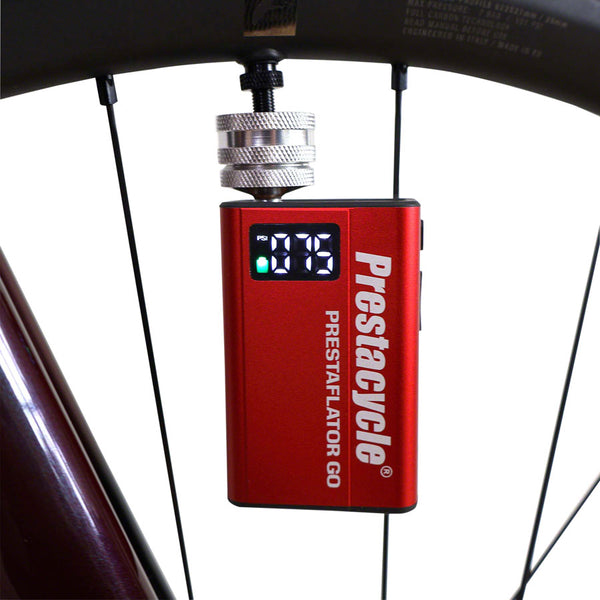 Prestacycle Prestaflator TO GO! - Gonfleur De Pneu Pour Vélo, Manomètre Intégré, Modèle 77093