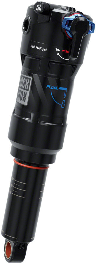 RockShox Deluxe Ultimate RCT Rear Shock - 205 x 62.5mm, LinearAir, 2 Tokens, Reb/Low Comp, 380lb L/O Force, Trunnion /