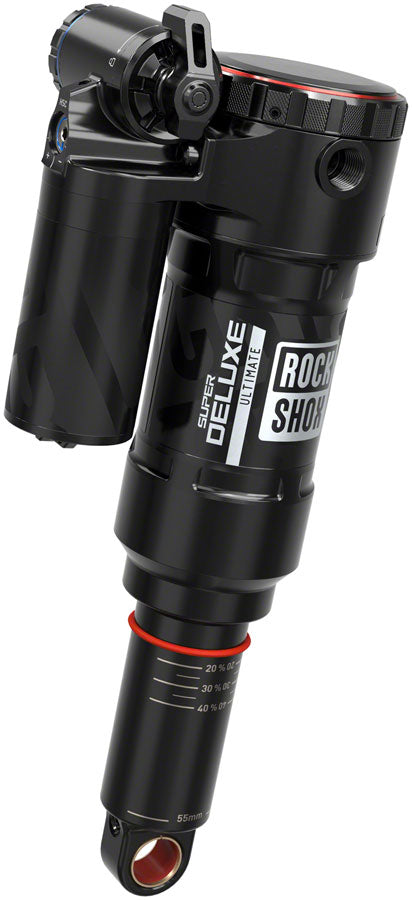 RockShox Super Deluxe Ultimate RC2T Rear Shock - 205 x 62.5mm, LinearAir, 2 Tokens, Reb/Low Comp, 320lb L/O Force,