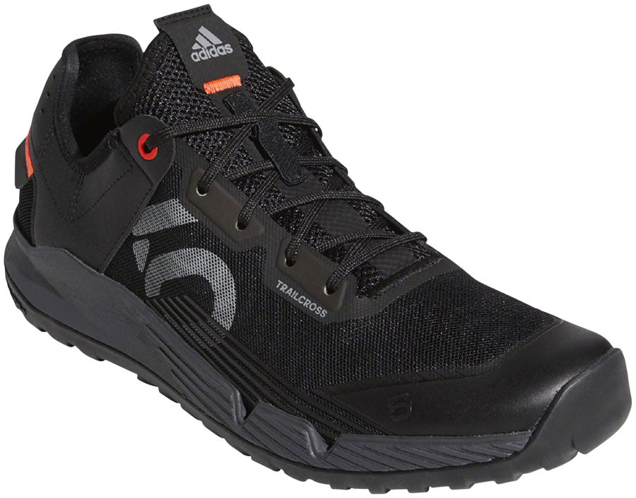 Five Ten Trailcross LT Flat Shoes - Men's, Core Black / Gray Two / Solar Red, 11.5