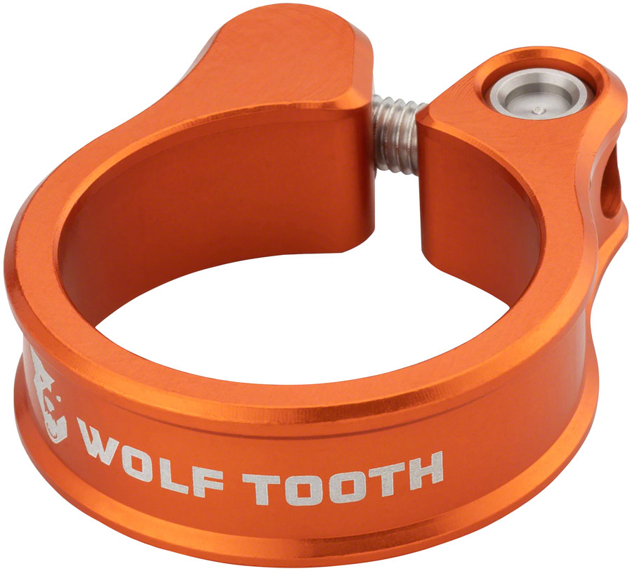 Wolf Tooth Seatpost Clamp - 34.9mm Orange MPN: SC-35-ORG UPC: 810006800210 Seatpost Clamp Seatpost Clamp
