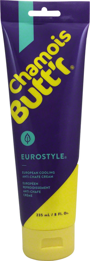 Chamois Butt'r Eurostyle: 8oz Tube, Each MPN: ESCB8OZT UPC: 657399000274 Anti Chafe Eurostyle Anti Chafe Cream