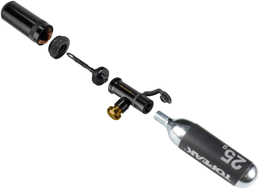 Topeak Tubi Master X Repair Kit - Black - Bike Multi-Tool - Tubi Master X Repair Kit