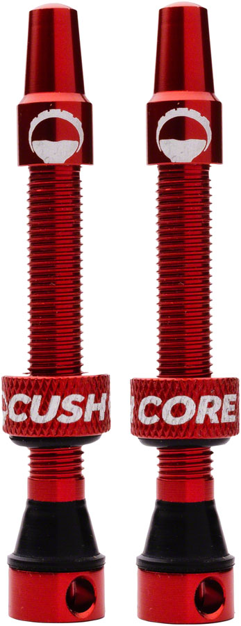 CushCore Valve Set - 44mm, Red MPN: 10009 UPC: 659424991595 Tubeless Valves Tubeless Valves