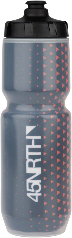 45NRTH Last Light Insulated Purist Water Bottle - Black/Orange, 23oz