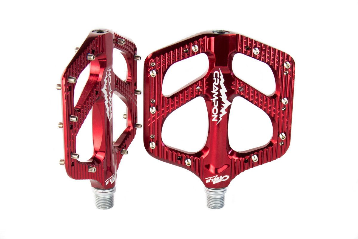 Canfield Bikes Crampon Mountain Pedals Red MPN: CFB-CRM-MTN-PD-RED Pedals Crampon Mountain