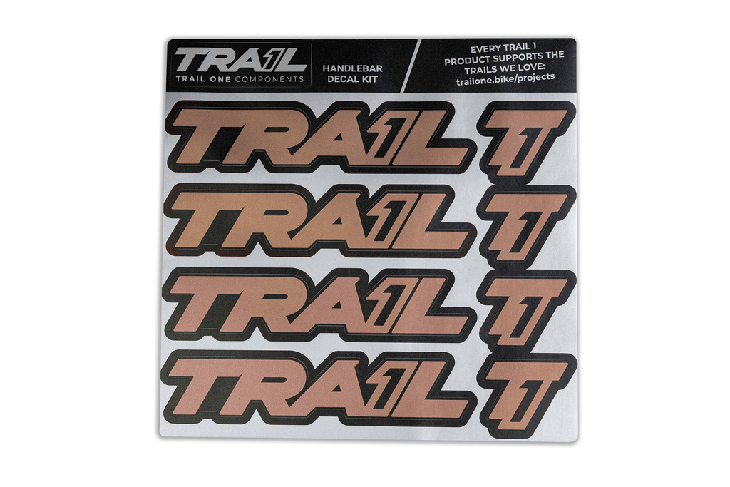 Trail One Components Crockett Handlebar Decal Kit