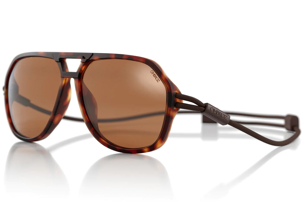 Ombraz Classic Sunglasses - Tortoise - w/ Polarized Brown Lenses Regular