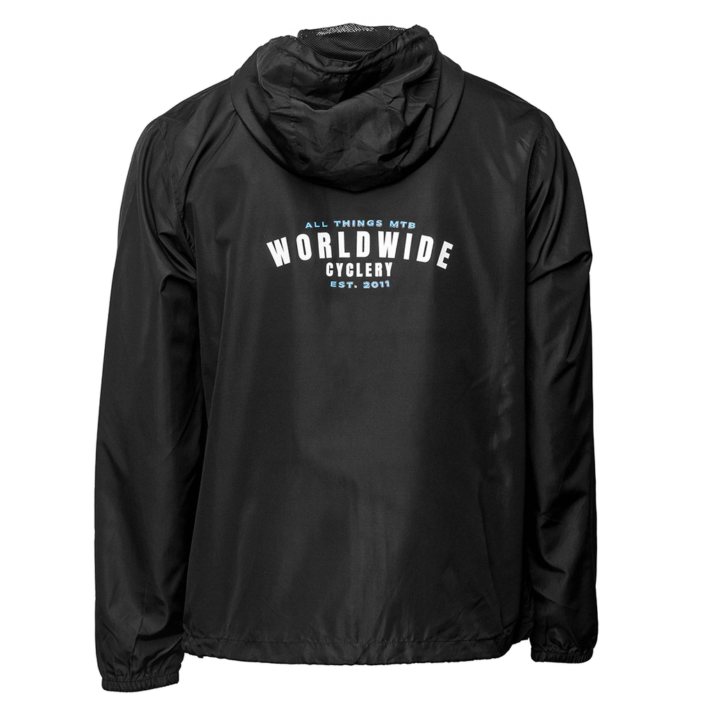 Worldwide Cyclery WindBreaker Black - Small - Sweatshirt/Hoodie - Windbreaker