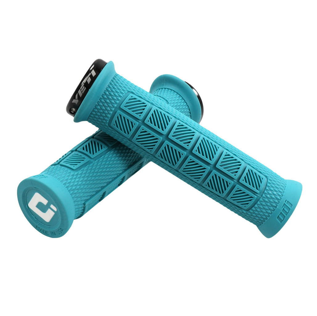 Yeti Cycles x ODI Elite Pro Grips - Turquoise, Lock-On MPN: 100090036 Grip Elite Pro