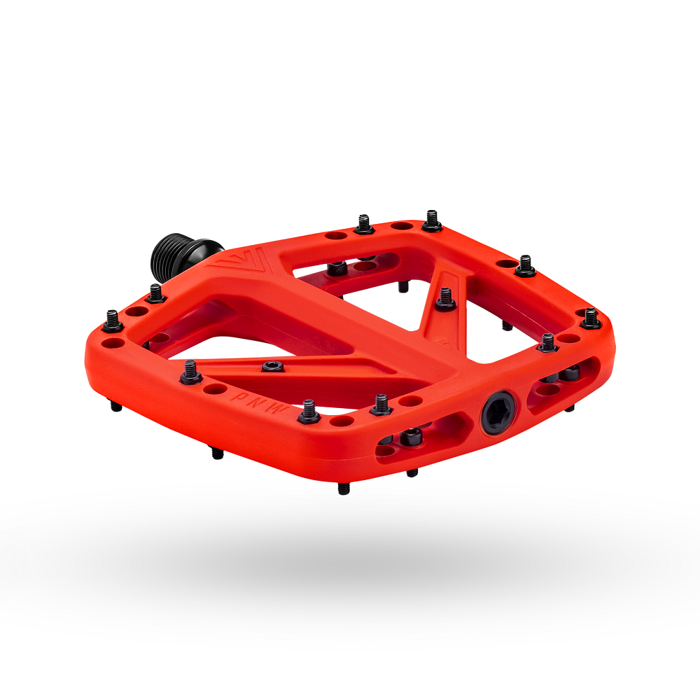 PNW Range Composite Pedals Really Red