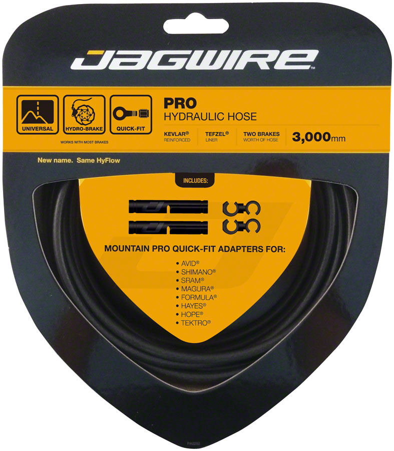 Jagwire Pro Hydraulic Disc Brake Hose Kit 3000mm, Stealth Black MPN: HBK416 Disc Brake Hose Kit Pro Hydraulic Hose