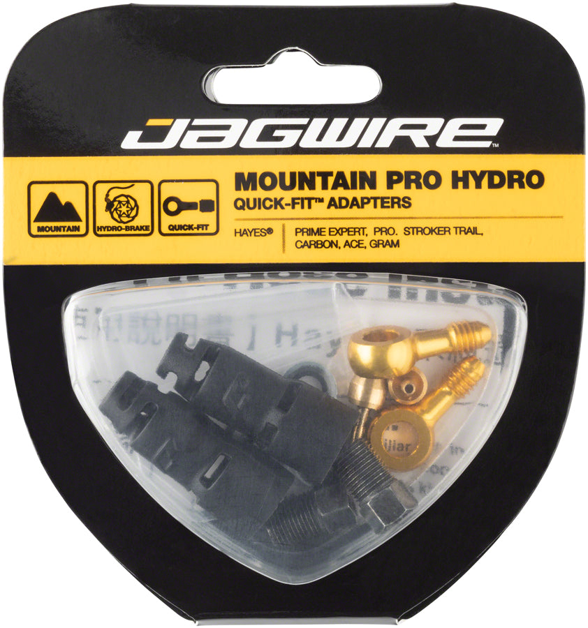 Jagwire Mountain Pro Disc Brake Hydraulic Hose Quick-Fit Adaptor for Hayes Prime