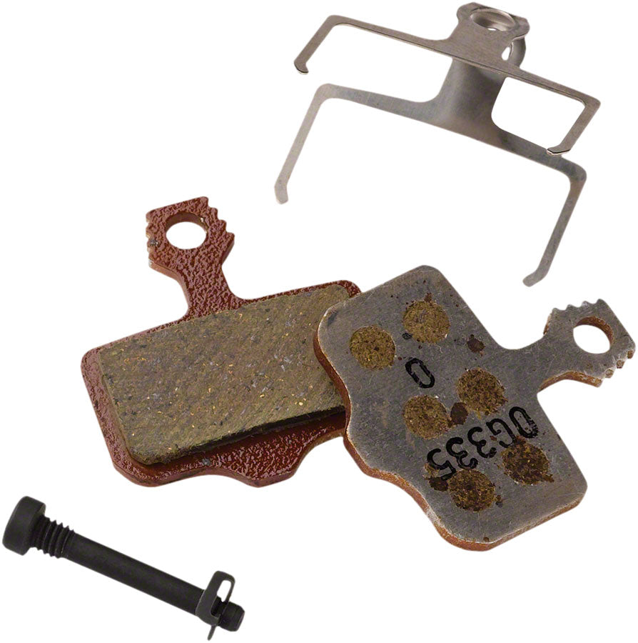 SRAM Disc Brake Pads - Organic Compound, Aluminum Backed, Quiet/Light, For Level, Elixir, and 2-Piece Road MPN: 00.5315.035.020 UPC: 710845674860 Disc Brake Pad Level and Elixir Disc Brake Pads