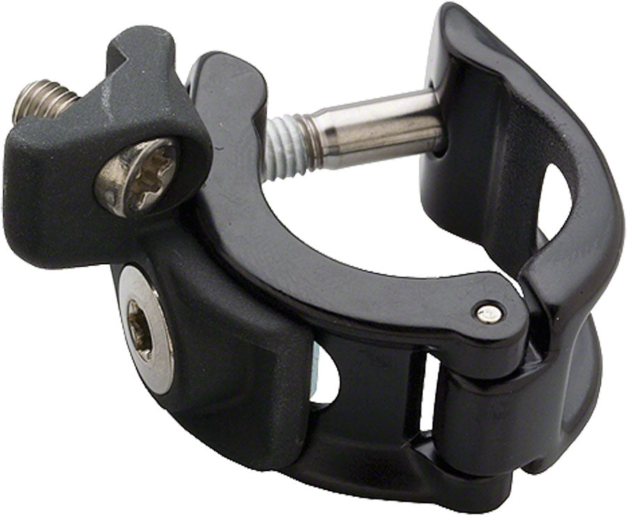 SRAM MatchMaker X Cockpit Clamp - Left, Black, With Ti Bolts MPN: 00.5315.018.040 UPC: 710845640803 Hydraulic Brake Lever Part MatchMaker X Lever Mounts