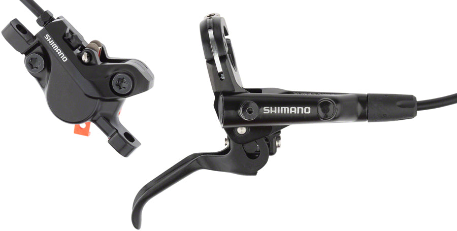 Shimano Deore BL-MT501/BR-MT500 Disc Brake and Lever - Rear, Hydraulic, Post Mount, Resin Pads, Black