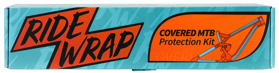 RideWrap Covered Dual Suspension MTB Frame Protection Kit - Gloss MPN: RW-CC-RT-G1-909 Chainstay/Frame Protection Covered Dual Suspension MTB Frame Protection Kit