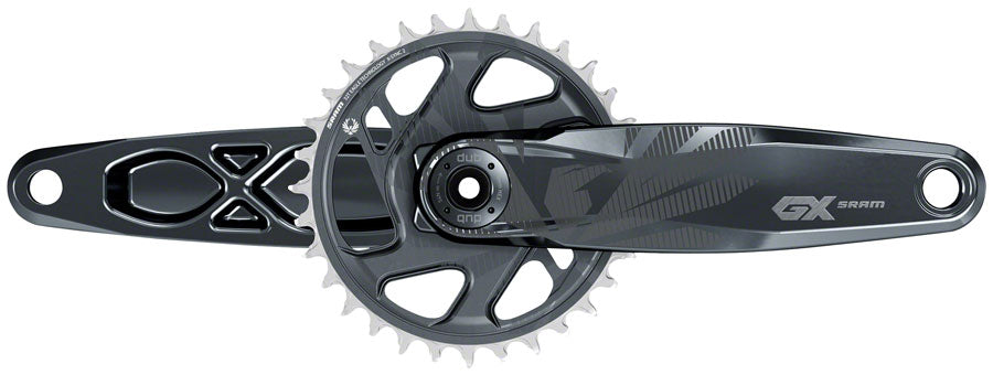 SRAM GX Eagle Fat Bike Crankset - 165mm, 12-Speed, 30t, Direct Mount, DUB Spindle Interface, For 190mm Rear Spacing,