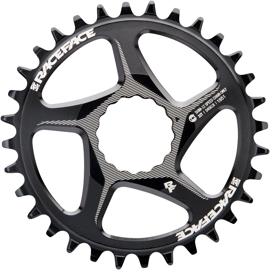 RaceFace Narrow Wide Direct Mount CINCH Aluminum Chainring - for Shimano 12-Speed, requires Hyperglide+ compatible