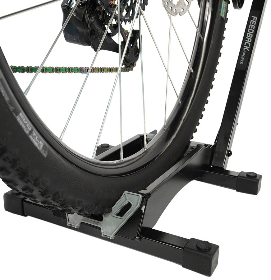 Feedback Sports RAKK XL Display Stand - 1-Bike, Wheel Mount, 2.3-5" Tire, Black - Racks, Display/Storage - RAKK  Display Stand