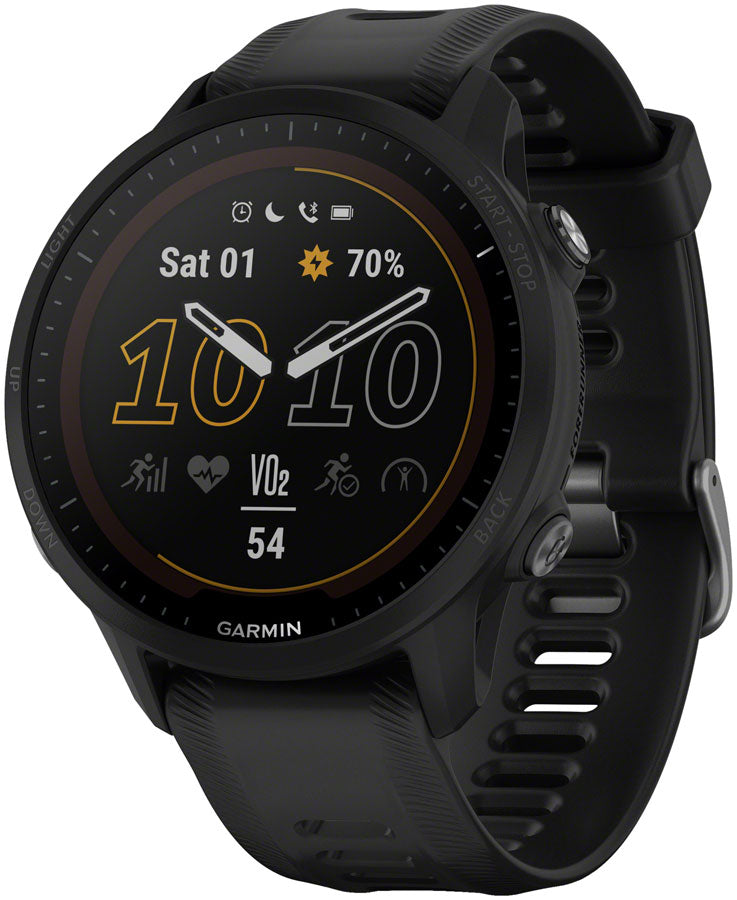 Garmin Forerunner 955 Solar GPS Smartwatch - 45.6mm, Black MPN: 010-02638-00 UPC: 753759297008 Fitness Computers Forerunner 955 Solar GPS Smartwatch