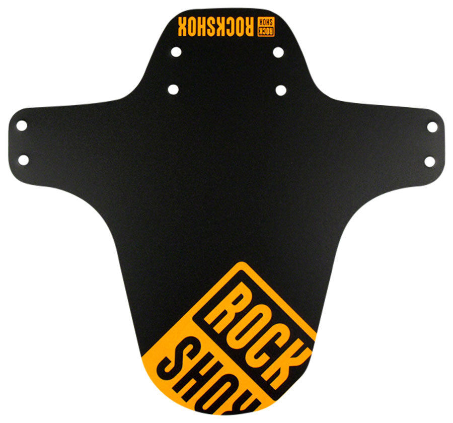 RockShox MTB Fork Fender Black with Neon Orange Print MPN: 00.4318.020.003 UPC: 710845809606 Clip-On Fender MTB Fork Fenders